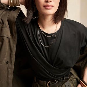 Banana Republic Wrap T-shirt with tags, super soft
